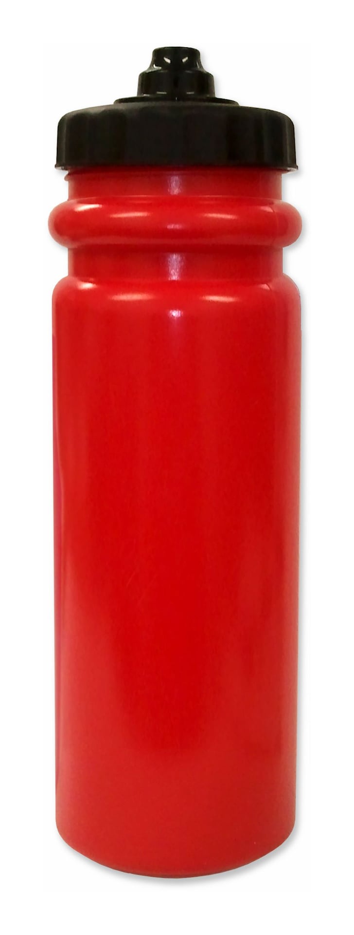 Squeeze Hockey/Sports Water Bottle, Red, 28.7-oz K3Y2 - product image 1