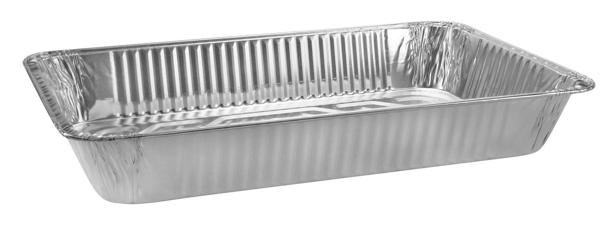 Foil Reusable Full Deep Steam Baking Pan, Silver, 21-in, for Baking/Cooking/Steaming Q9P9 - product image 1