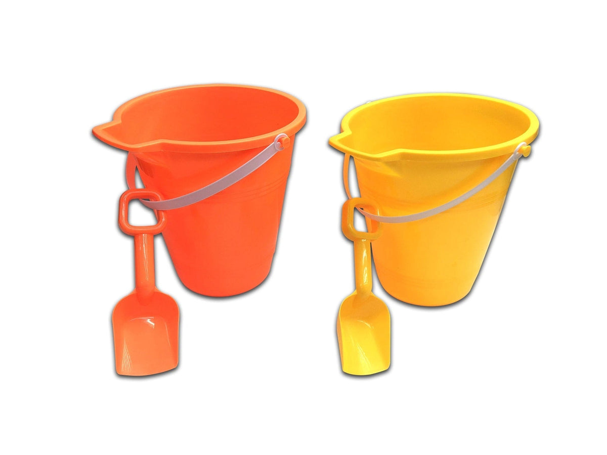 Sand Bucket & Shovel Set, Multi-Coloured, Assorted, Ages 2+, for Summer/Beach Activities F5X8 - product image 1