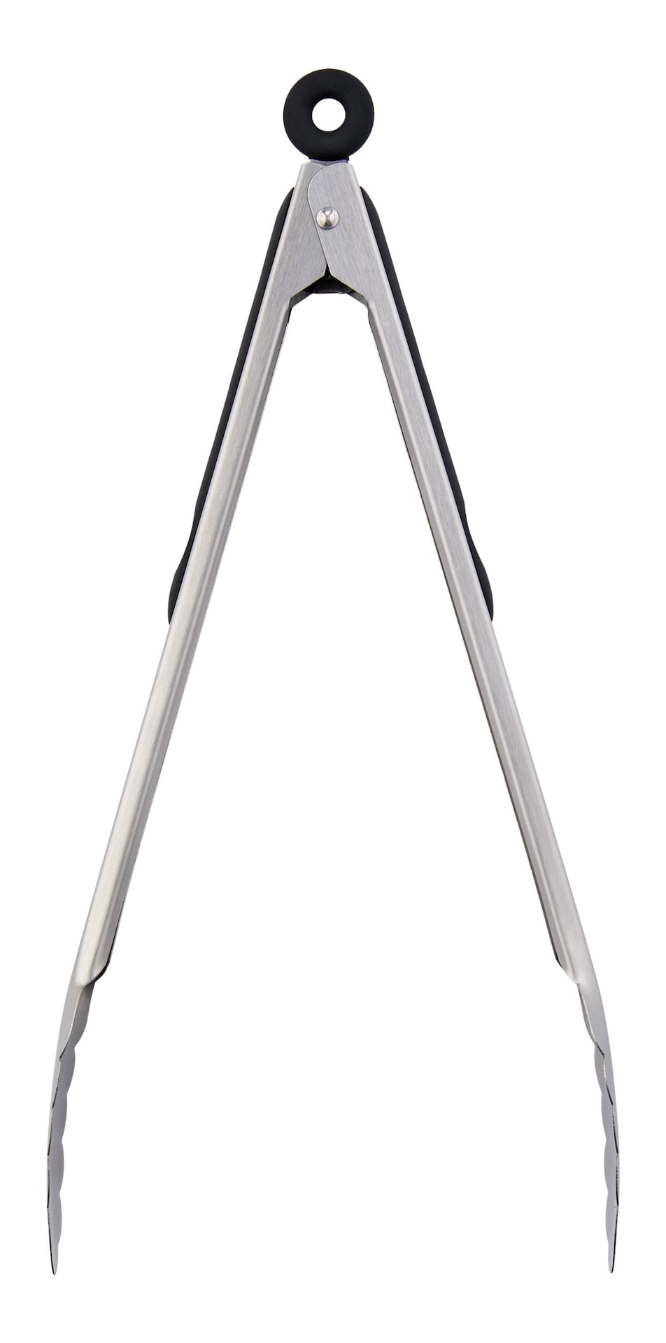Stainless Steel Tongs with Locking Mechanism, 12-in E6O9 - product image 1
