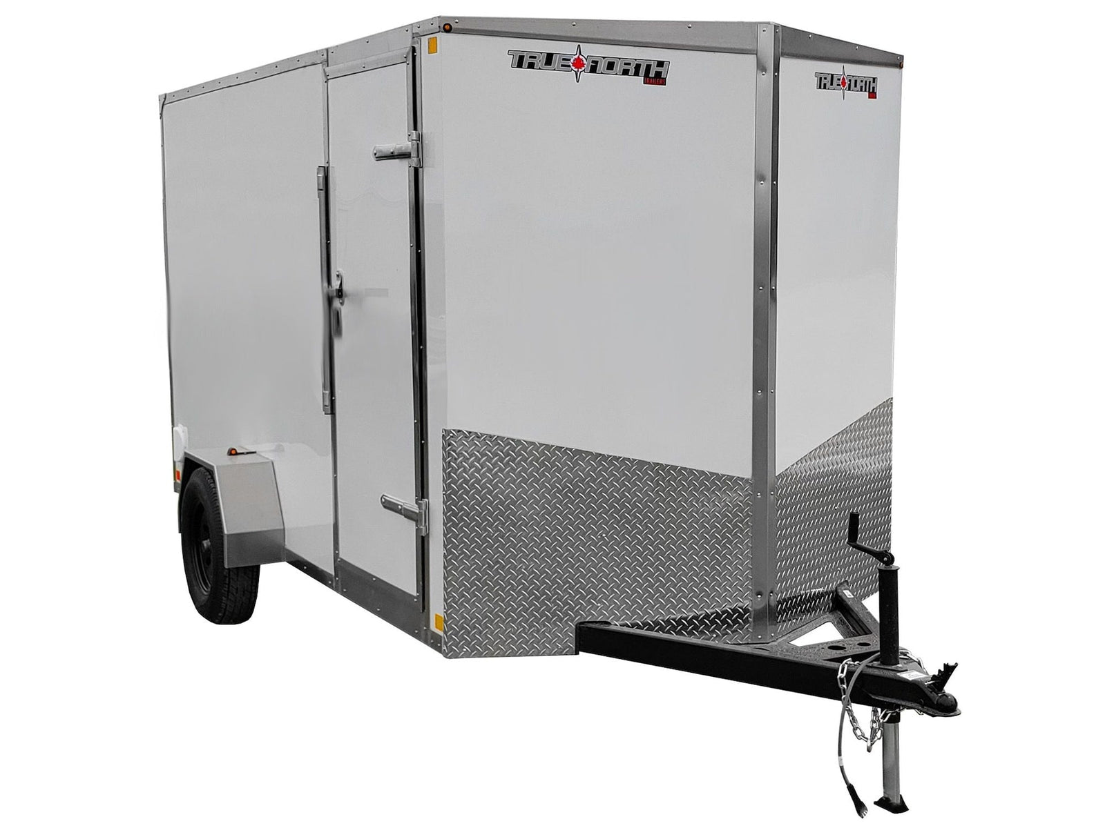 6 x 12-ft Enclosed Utility Trailer with Ramp Door K9I1 - product image 1