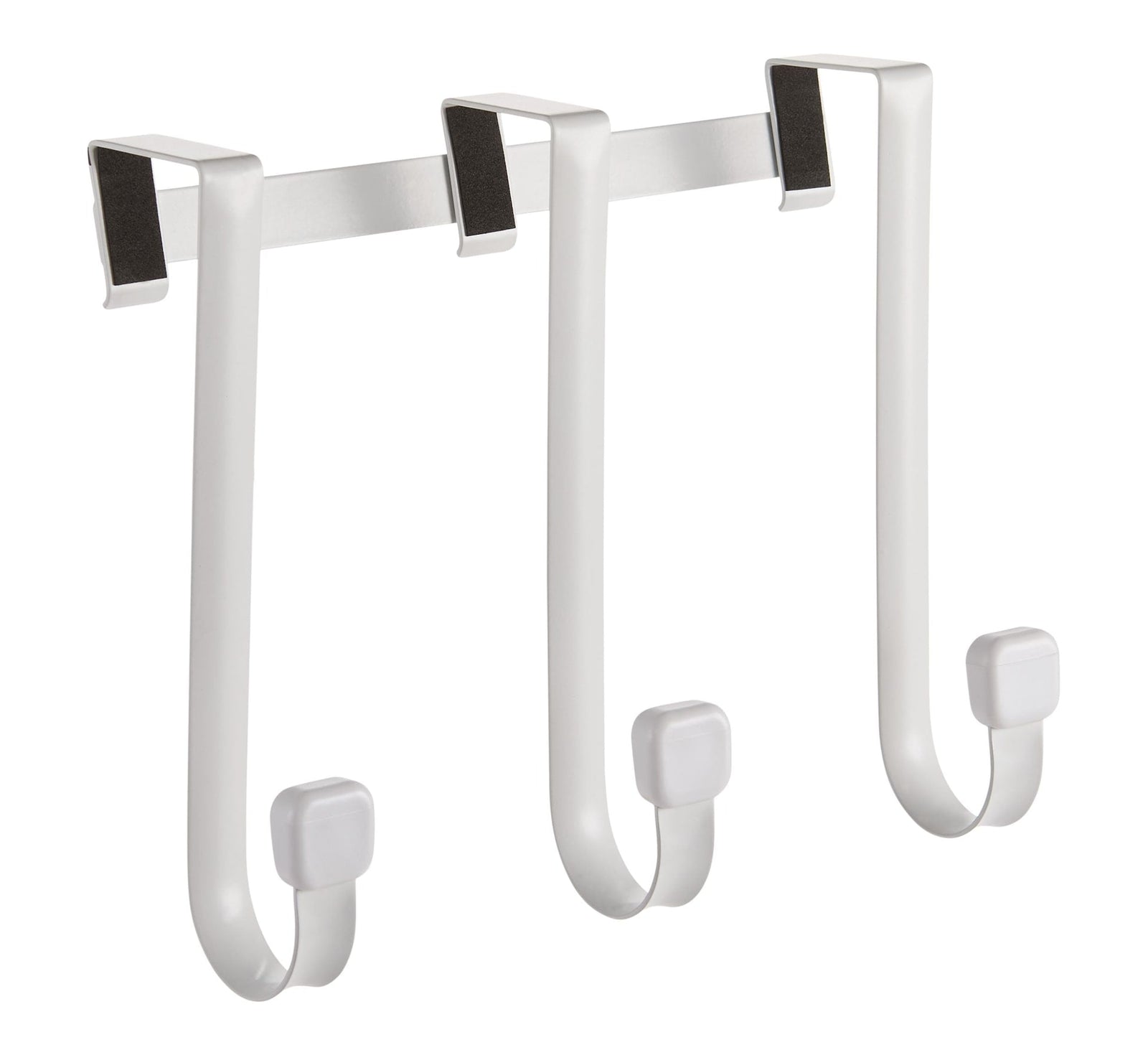 Type A Modern Over-The-Door Triple Hook, White, 9-in D4O4 - product image 1