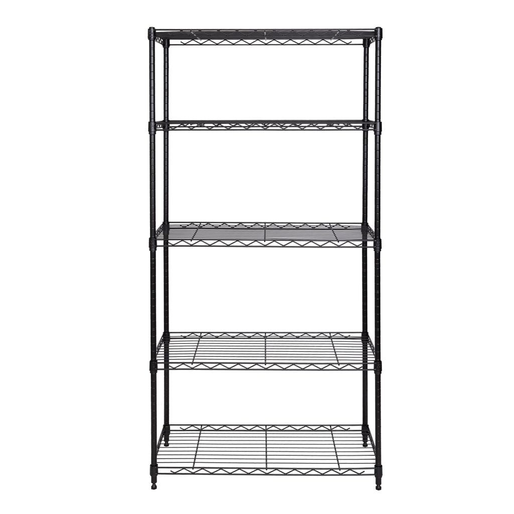 Classics 5-Tier Steel Shelving, 30-in x 14-in x 60-in, Black B2W2 - product image 1