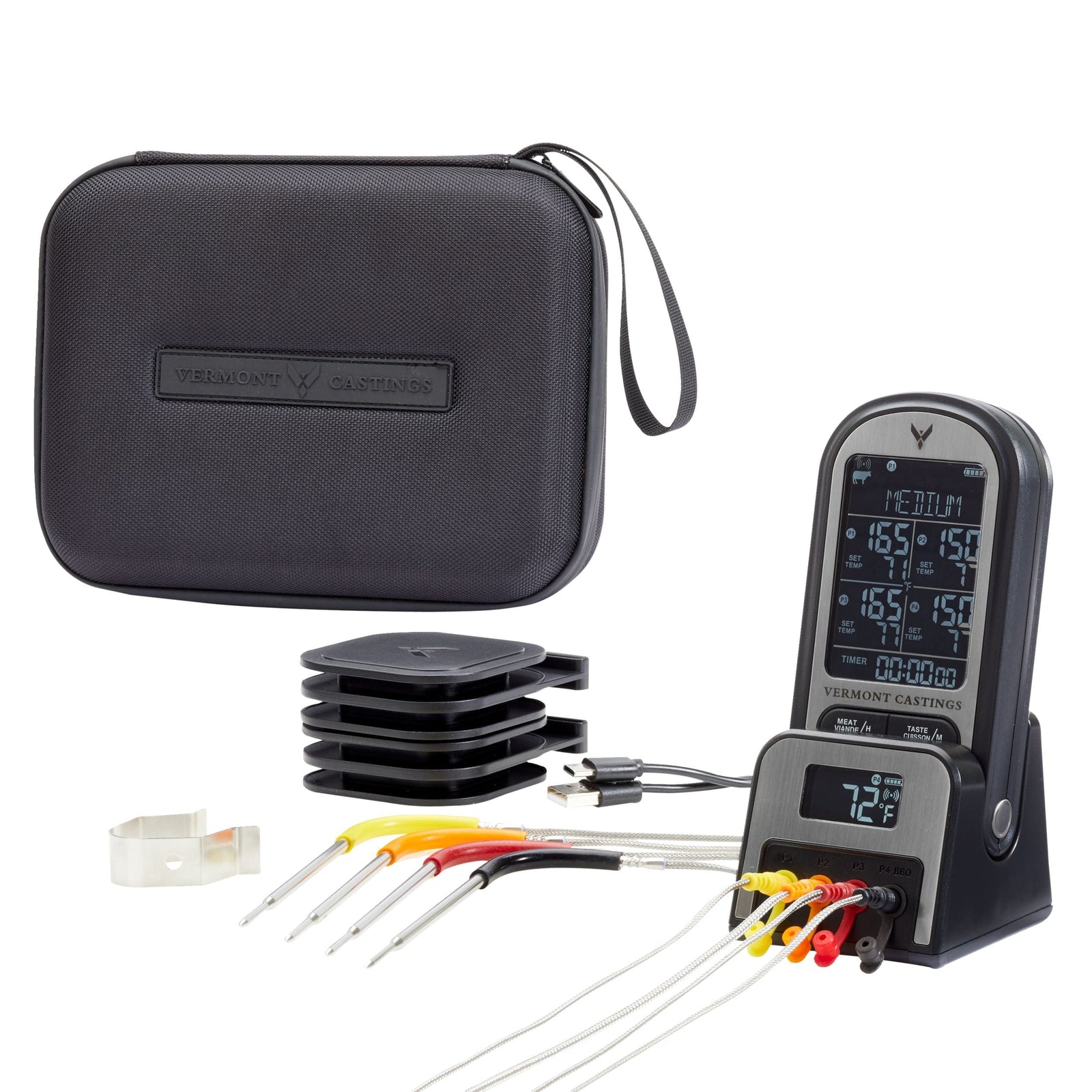 Wireless Digital BBQ Food & Meat Thermometer A8H0 - product image 1