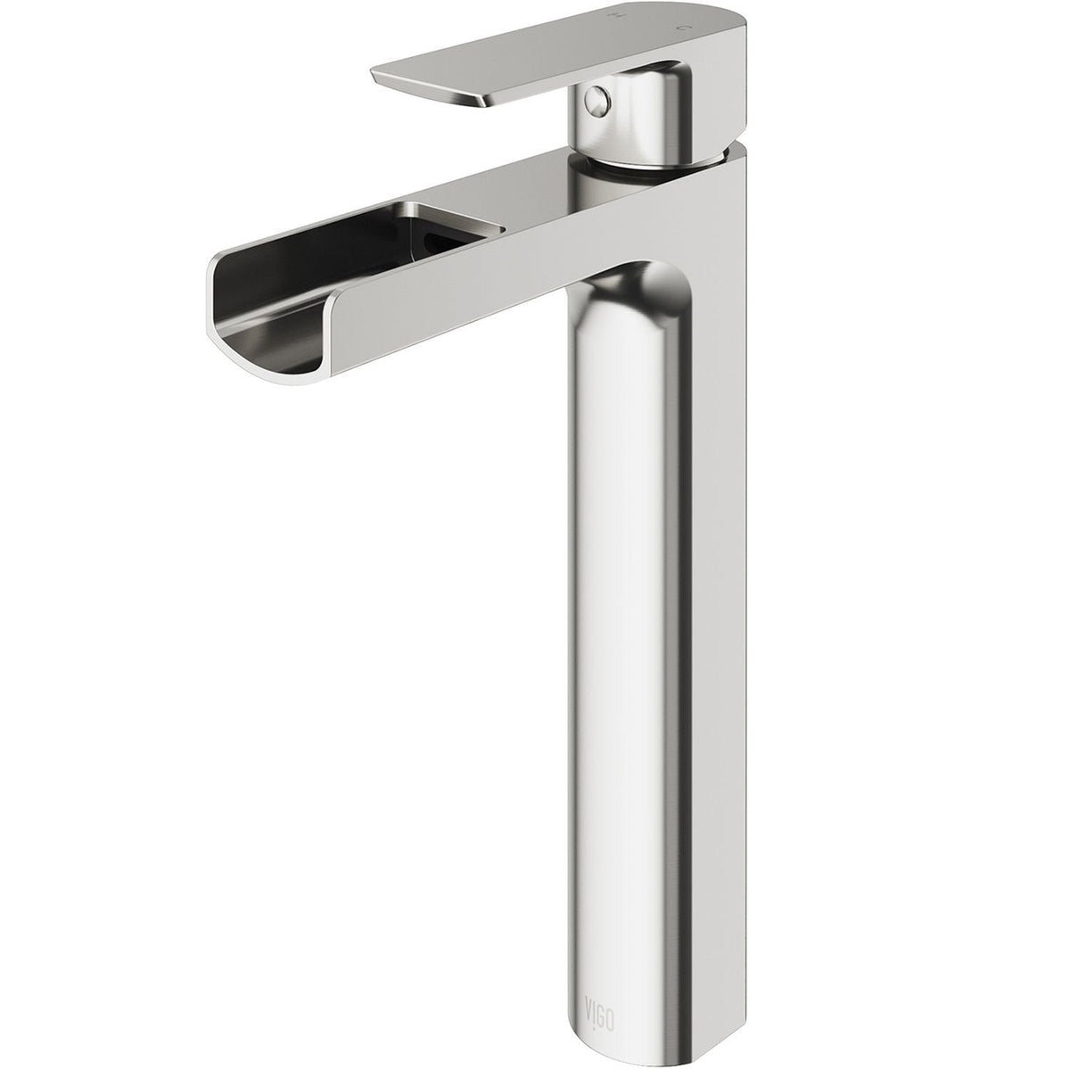 Amada 11-in Brushed Nickel Vessel Bathroom Faucet C4S0 - product image 1