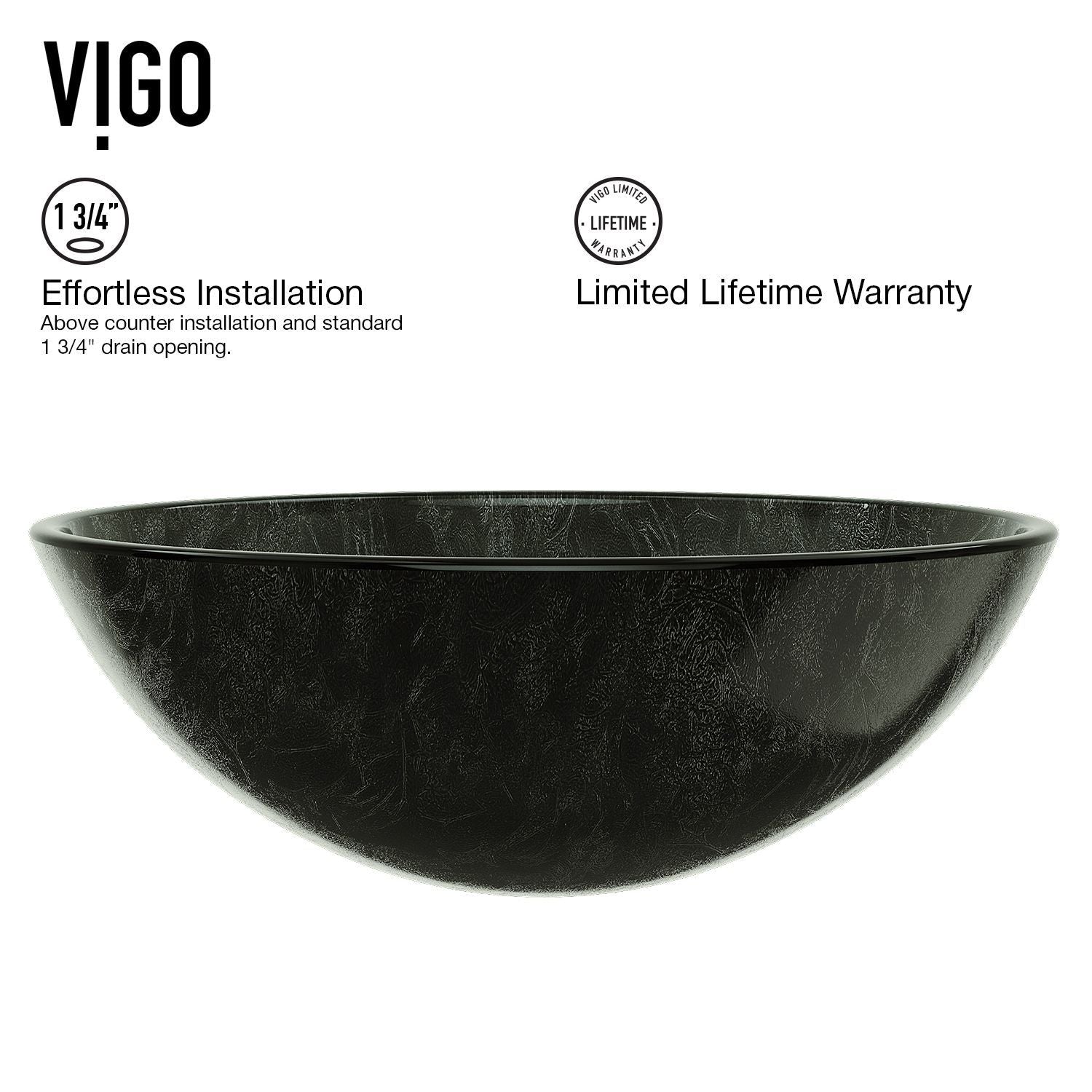 Glass Grey Onyx Bathroom Sink/Basin Set with Niko Faucet and Round Vessel B8H2 - product image 4