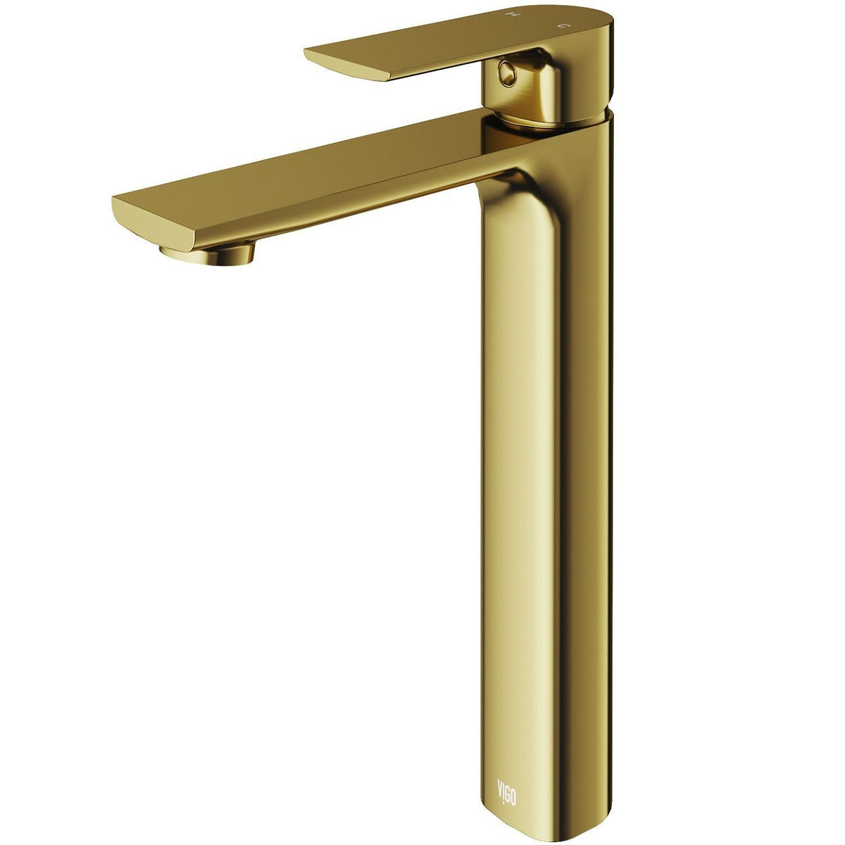 Norfolk Single Handle Vessel Single Hole Bathroom Sink Faucet, Matte Gold L9H7 - product image 2