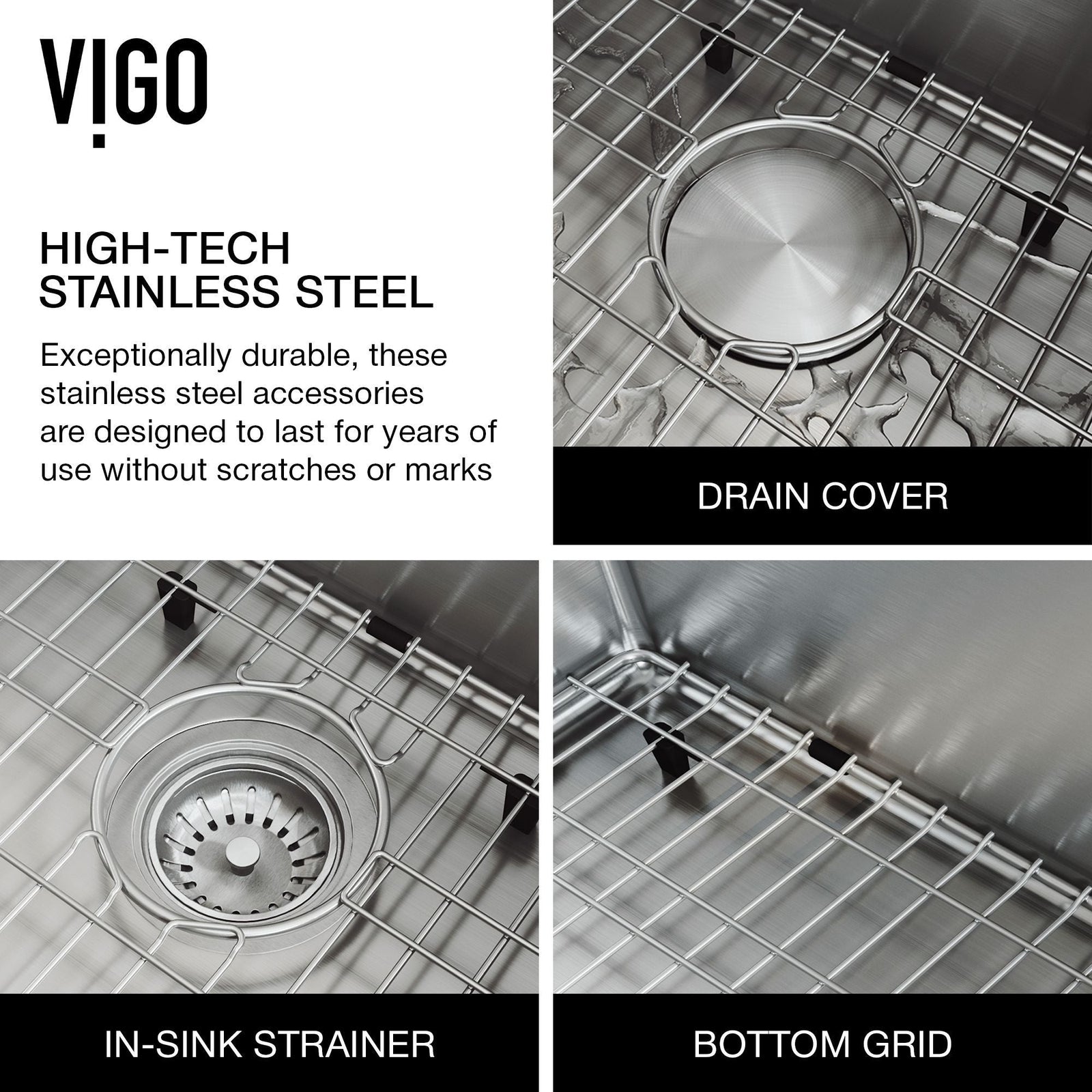 Oxford 1-Bowl Stainless Steel Apron Front Farmhouse Kitchen Sink with Accessories, 30-in A6F3 - product image 5