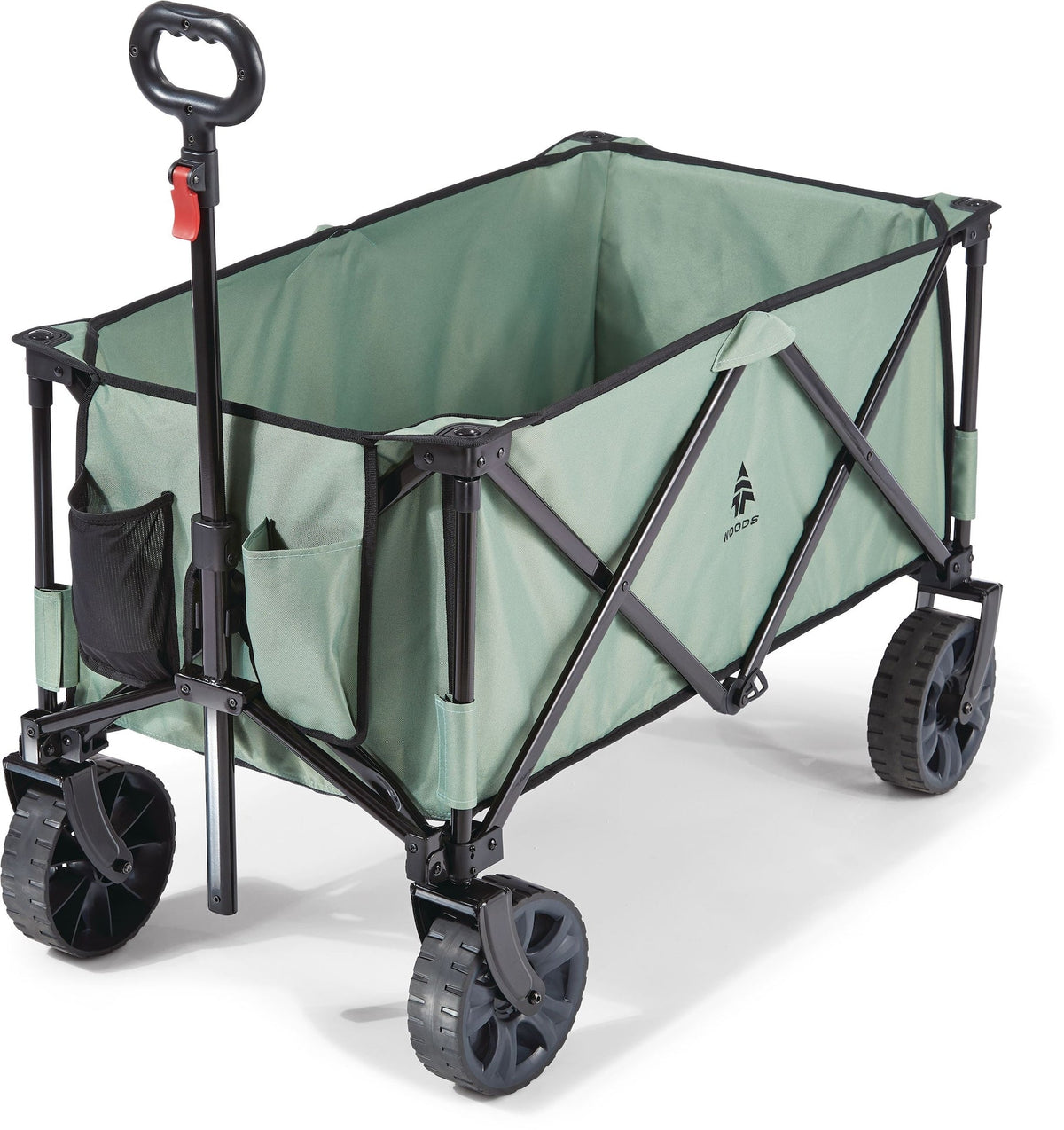 Outdoor Collapsible Folding Utility Adventure Hauler Wagon with Carry Bag, 225-lb Capacity, Sea Foam G9B1 - product image 1