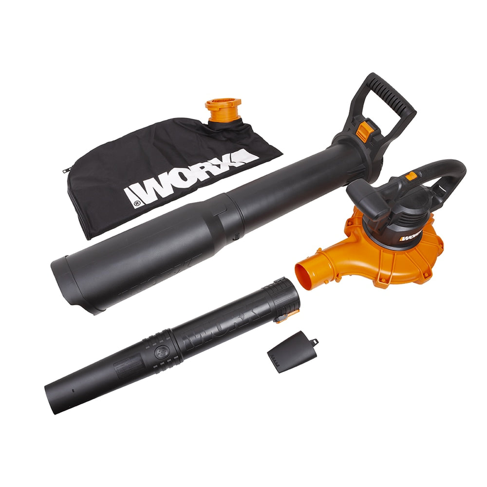 WG518 12 Amp 385CFM Electric Leaf Blower, Vacuum & Mulcher X5W6 - product image 1