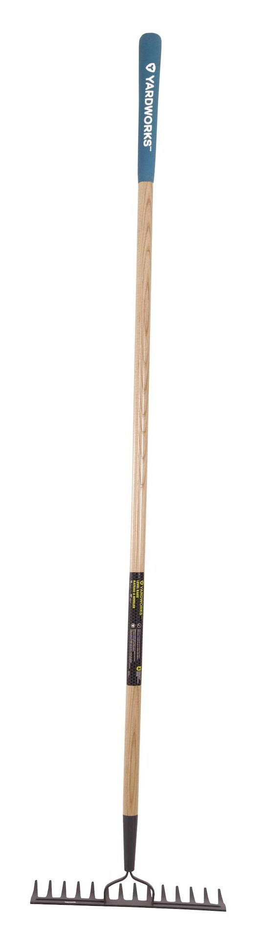 14-in Wide Metal 14-Tine Head Rake, 48-in Hardwood Shaft V0U6 - product image 4