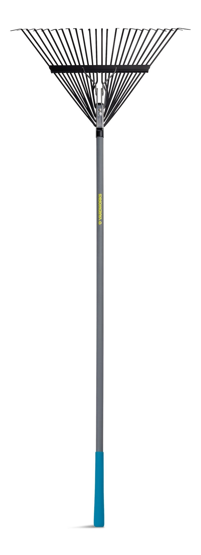 24-Tine Metal Leaf Rake with Fibreglass Shaft, 24-in M5G9 - product image 1