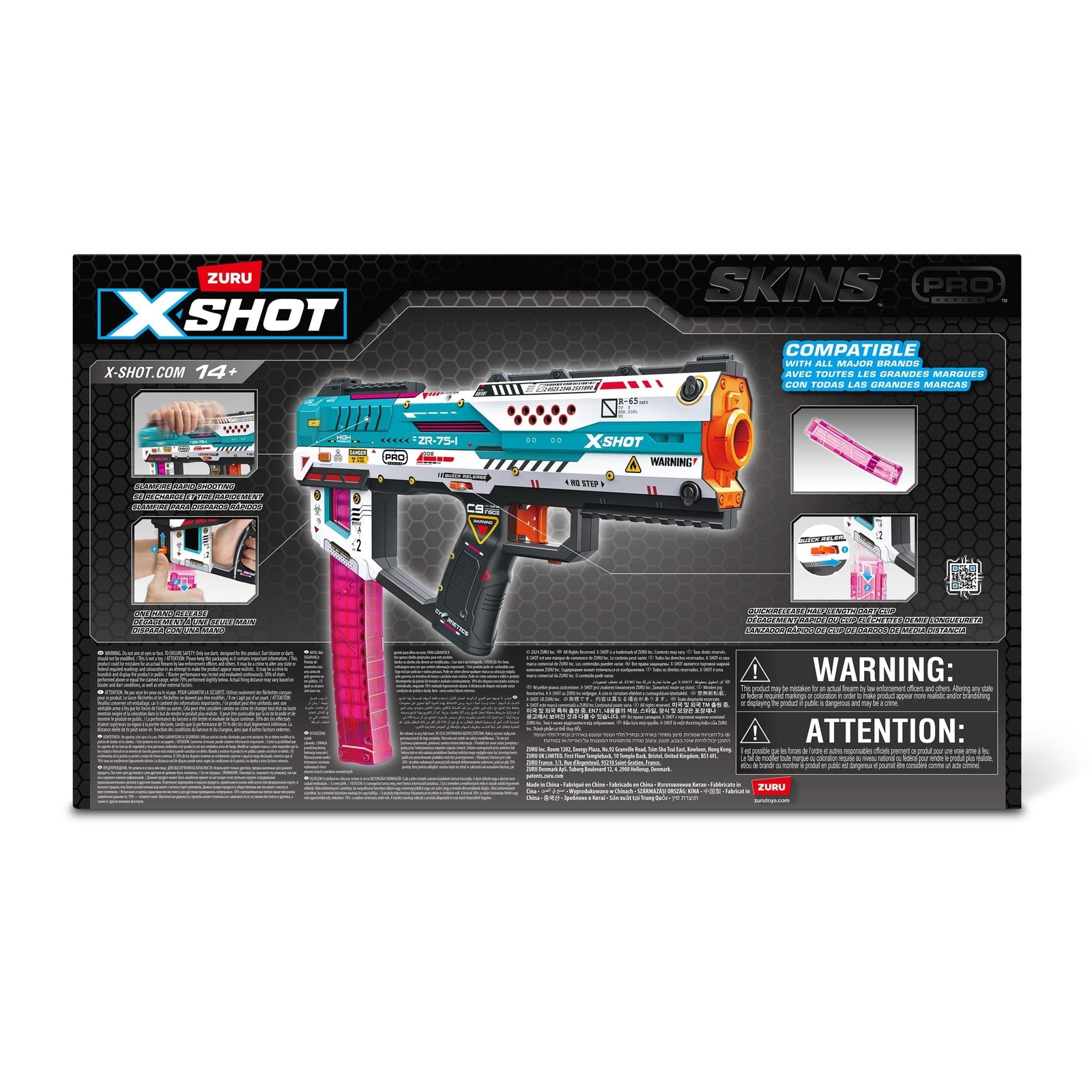 X-Shot Performance Fury-X Dart Blaster with 40 Darts S2E9 - product image 2