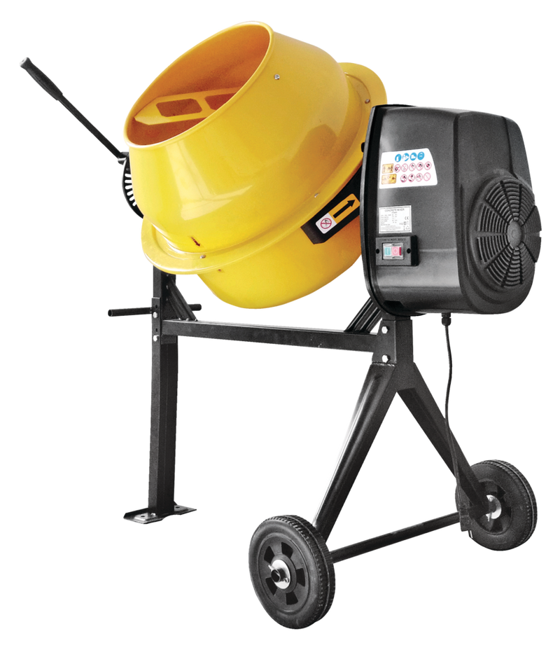74013 5A Portable Electric Concrete Mixer, 115-L/4-cu-ft I7D9