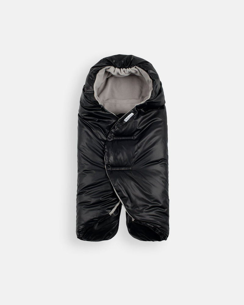 7AM Enfant Nido Fleece Lining Infant Wrap, Black H3P4