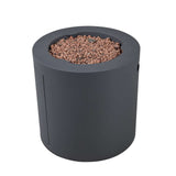 Steel Propane Fire Pit Hidden Tank in Slate, 24-in J2D3 - product image 1