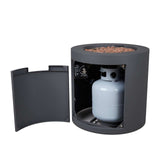 Steel Propane Fire Pit Hidden Tank in Slate, 24-in J2D3 - product image 7