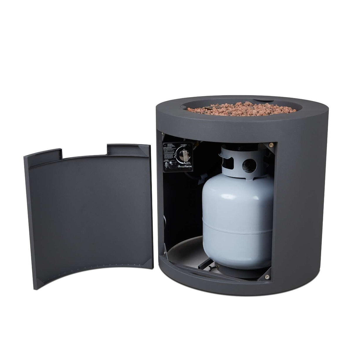 Steel Propane Fire Pit Hidden Tank in Slate, 24-in J2D3 - product image 7