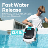 Scuba L1 Cordless Robotic Pool Cleaner, Tri-Motor, Advanced Filtration & Quick Drain, Ideal for Above-Ground Pools up to 1,100-sq.ft. P6F0 - product image 8