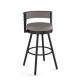 Eller Swivel Bar Stool with Padded Backrest, Multiple Colours, 30-in W2C5 - product image 1