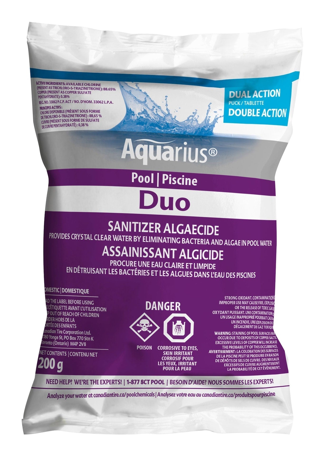 Duo Pool Sanitizer & Algaecide, 200-g N2L9 - product image 1