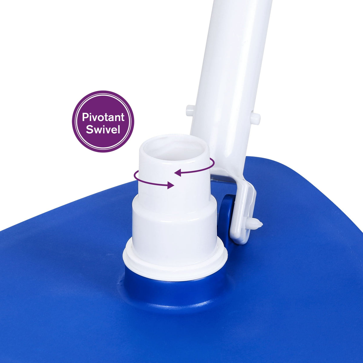 Triangular Pool Vacuum Head with Swivel Adapter K9D0 - product image 4