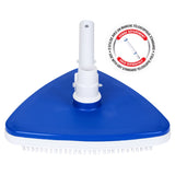 Triangular Pool Vacuum Head with Swivel Adapter K9D0 - product image 5