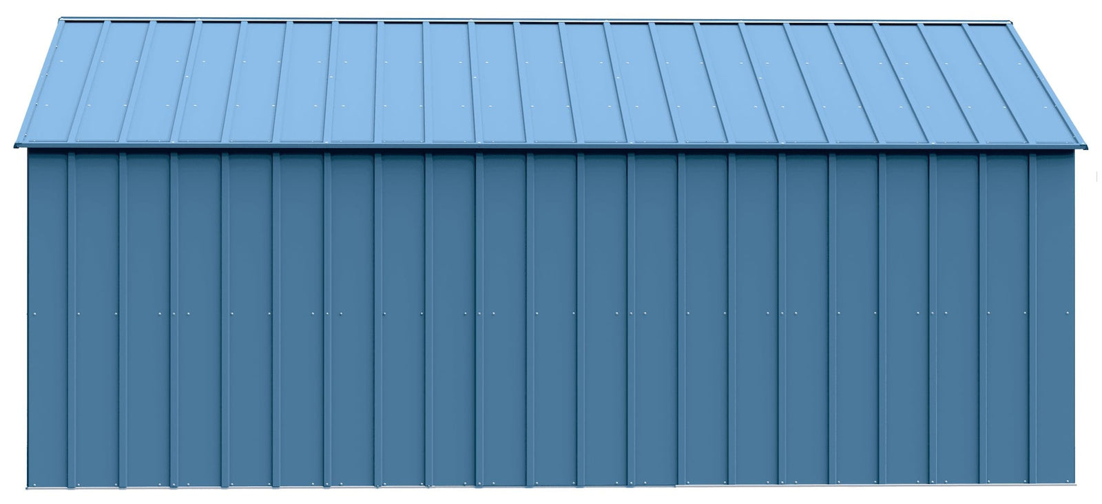 Classic 12x17-ft Blue Grey Corrosion-Resistant Metal Shed H7F3 - product image 4