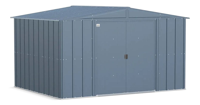 Classic Galvanized Steel Storage Shed, Blue Grey, 10-ft x 8-ft G5K0