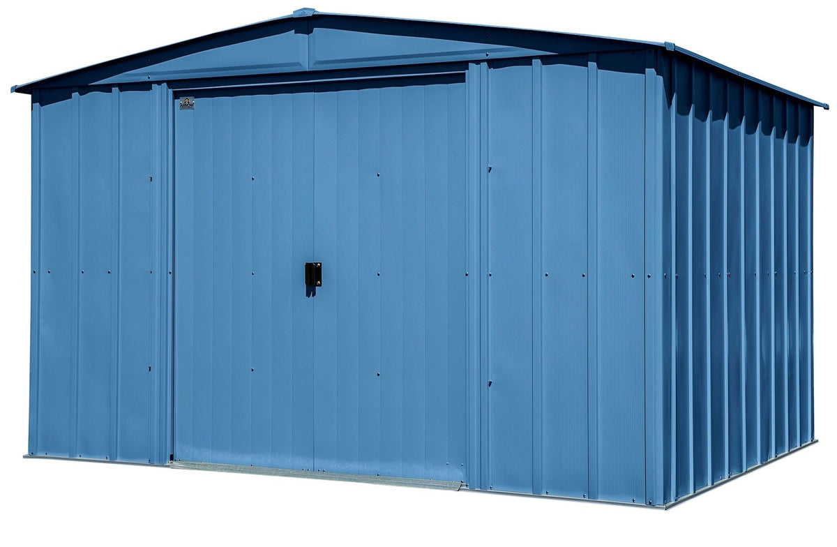 Classic Galvanized Steel Storage Shed, Blue Grey, 10-ft x 8-ft G5K0 - product image 3