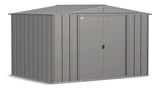 Classic Galvanized Steel Storage Shed, Charcoal, 10-ft x 8-ft Z3V0 - product image 1