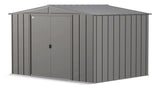 Classic Galvanized Steel Storage Shed, Charcoal, 10-ft x 8-ft Z3V0 - product image 2
