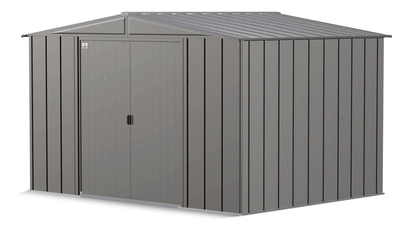 Classic Galvanized Steel Storage Shed, Charcoal, 10-ft x 8-ft Z3V0 - product image 2