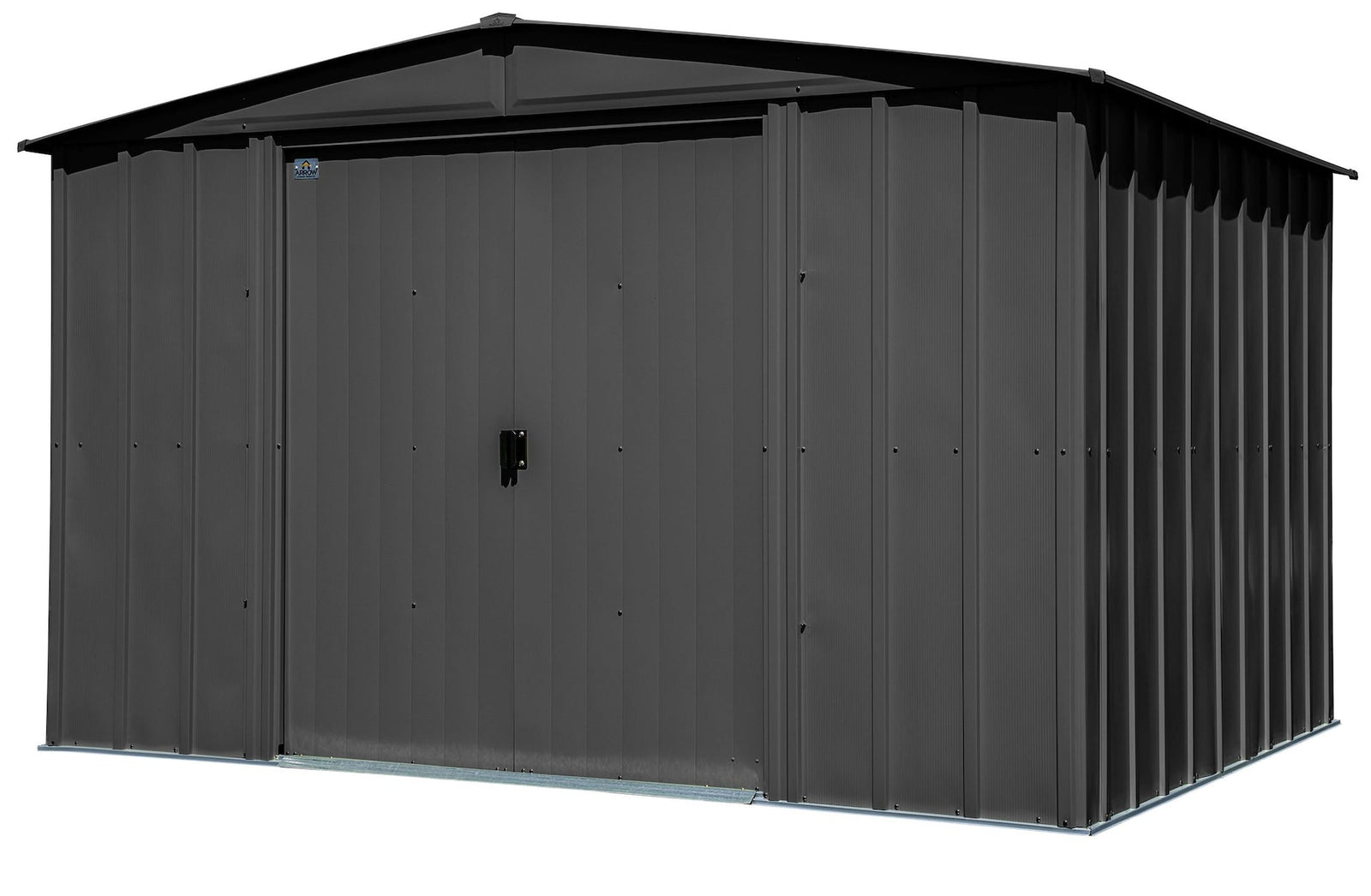 Classic Galvanized Steel Storage Shed, Charcoal, 10-ft x 8-ft Z3V0 - product image 3