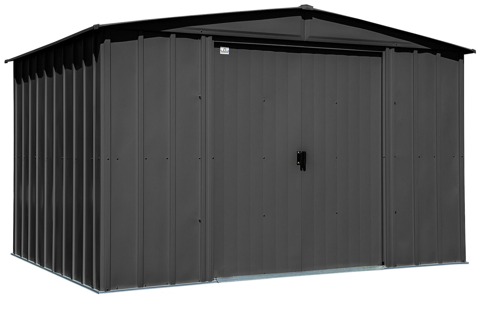 Classic Galvanized Steel Storage Shed, Charcoal, 10-ft x 8-ft Z3V0 - product image 4