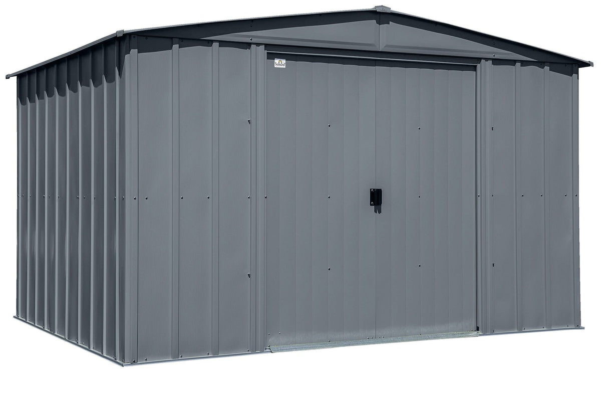 Classic Galvanized Steel Storage Shed, Charcoal, 10-ft x 8-ft Z3V0 - product image 5