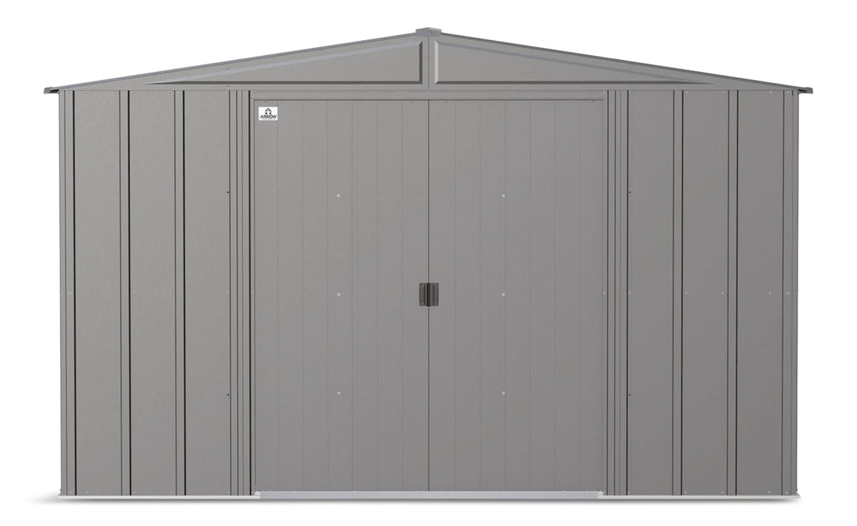 Classic Galvanized Steel Storage Shed, Charcoal, 10-ft x 8-ft Z3V0 - product image 6