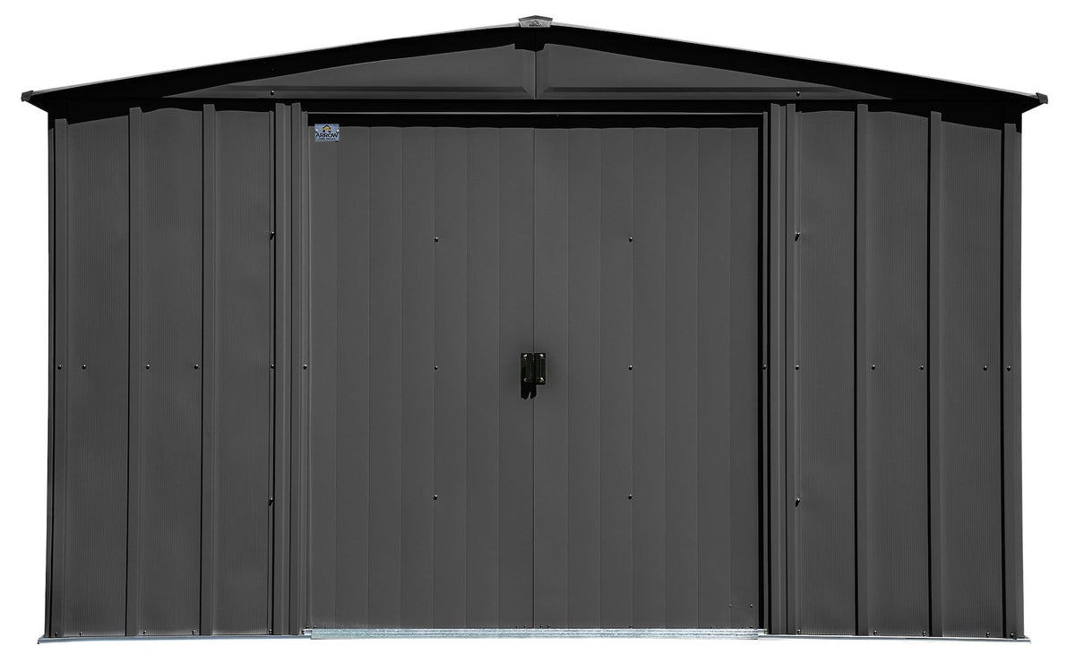 Classic Galvanized Steel Storage Shed, Charcoal, 10-ft x 8-ft Z3V0 - product image 8