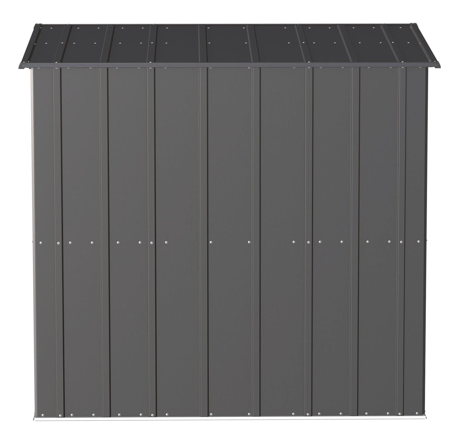 Classic Galvanized Steel Storage Shed, Charcoal, 6-ft x 4-ft C9O3 - product image 8
