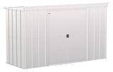 Classic Galvanized Steel Storage Shed, Flute Grey, 10-ft x 4-ft P5X2 - product image 2