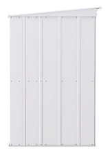 Classic Galvanized Steel Storage Shed, Flute Grey, 10-ft x 4-ft P5X2 - product image 4