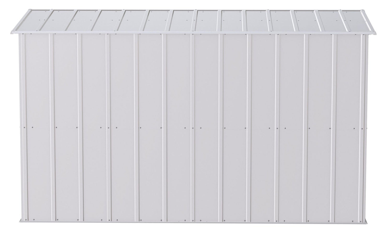 Classic Galvanized Steel Storage Shed, Flute Grey, 10-ft x 4-ft P5X2 - product image 6