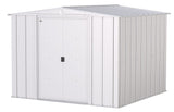 Classic Galvanized Steel Storage Shed, Flute Grey, 8-ft x 8-ft A9G9 - product image 2