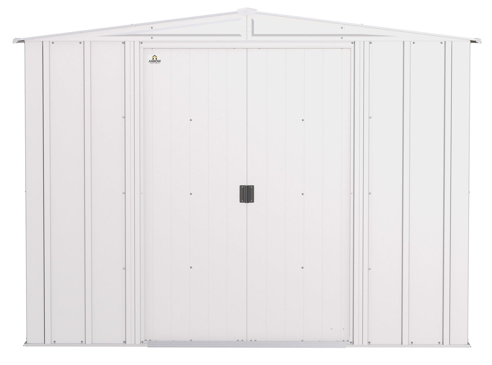 Classic Galvanized Steel Storage Shed, Flute Grey, 8-ft x 8-ft A9G9 - product image 3