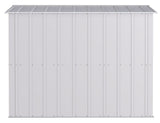 Classic Galvanized Steel Storage Shed, Flute Grey, 8-ft x 8-ft A9G9 - product image 5