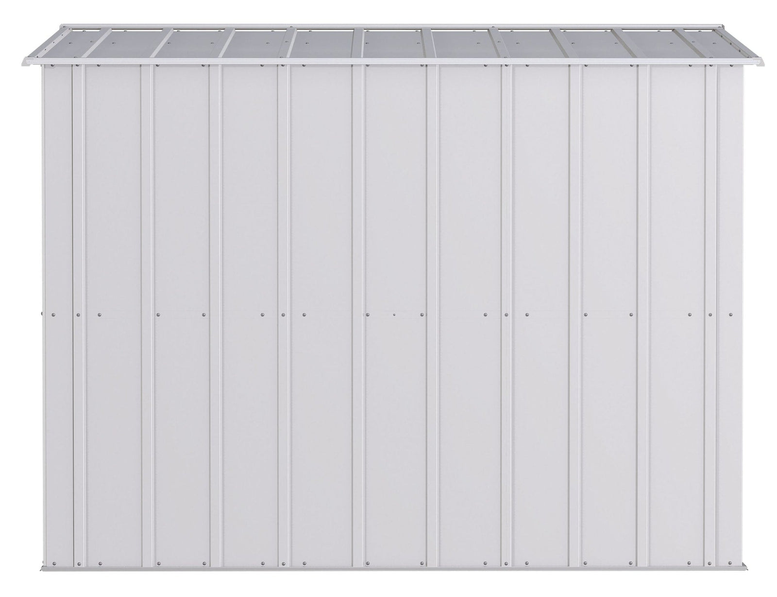 Classic Galvanized Steel Storage Shed, Flute Grey, 8-ft x 8-ft A9G9 - product image 5