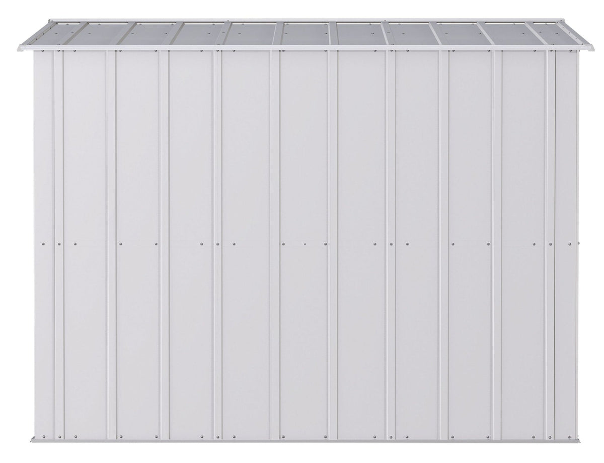 Classic Galvanized Steel Storage Shed, Flute Grey, 8-ft x 8-ft A9G9 - product image 6