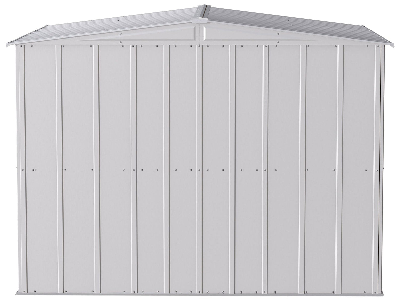 Classic Galvanized Steel Storage Shed, Flute Grey, 8-ft x 8-ft A9G9 - product image 7