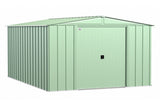 Classic Galvanized Steel Storage Shed, Sage Green, 10-ft x 14-ft P7K8 - product image 2