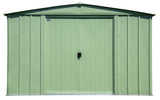 Classic Galvanized Steel Storage Shed, Sage Green, 10-ft x 14-ft P7K8 - product image 4